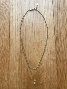 NWOT Clean Origin 14K Yellow Gold Silver 0.06 CT Round Cut Lab Grown Diamond 18"